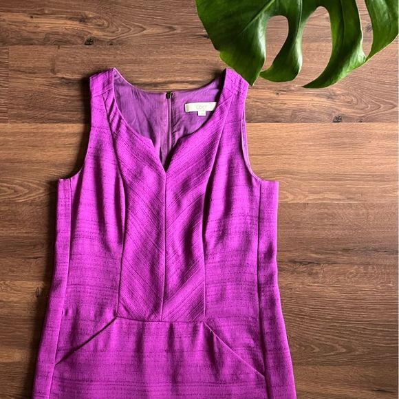 Loft Purple Dress - Picture 2 of 7